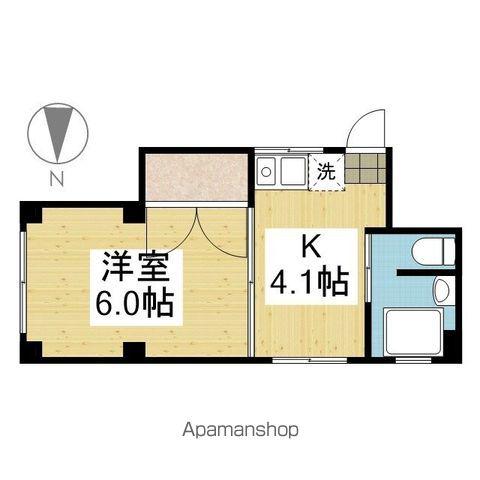 アルトヴェールⅡ(1K/2階)の間取り写真