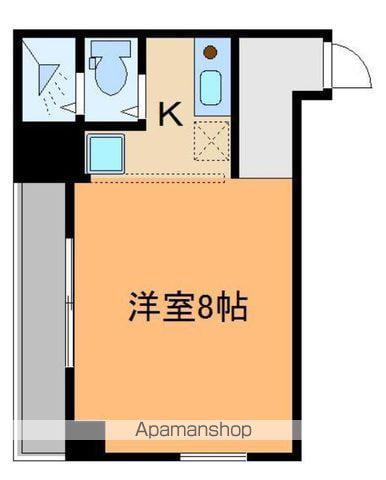 アサヒパレス早稲田(ワンルーム/3階)の間取り写真