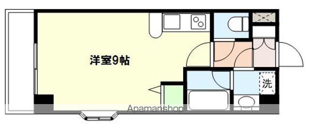 ラポール勾当台(ワンルーム/8階)の間取り写真