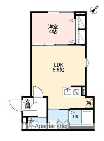 ROBOT HOME 新検見川Ⅴ(1LDK/3階)の間取り写真
