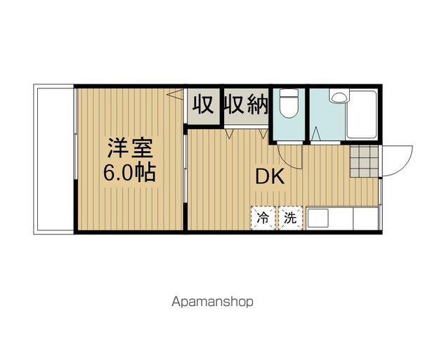 ハイム西荻(1DK/2階)の間取り写真