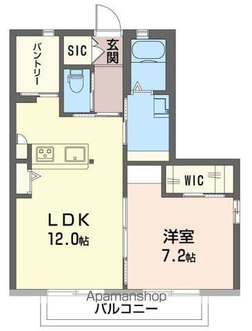 ジュノスメゾン(1LDK/1階)の間取り写真