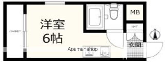 メゾン・ド・エムロード(ワンルーム/4階)の間取り写真