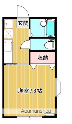 メゾンパルサー(1K/1階)の間取り写真