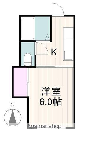 メゾンド・カトー(1K/2階)の間取り写真