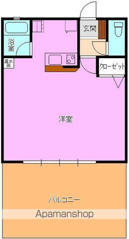 CUBES虹ヶ浜(ワンルーム/3階)の間取り写真