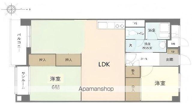 新松戸プラザハイツ 7階階 間取り