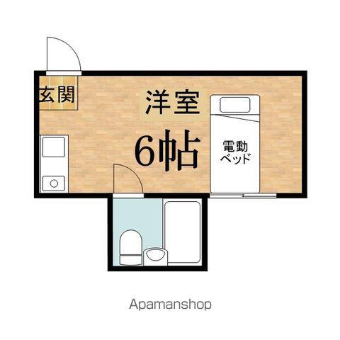 ホワイトウィング桜ヶ丘A(ワンルーム/1階)の間取り写真