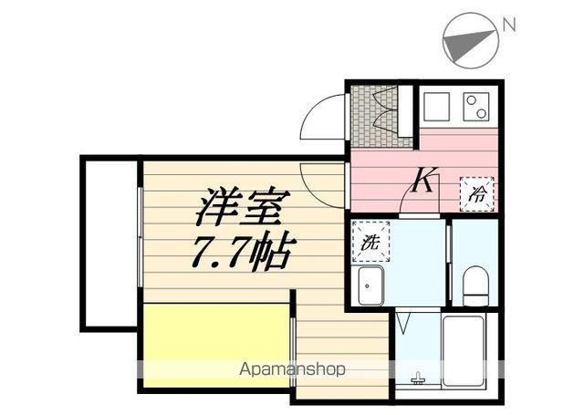 KEIAI RESIDENCE 津田沼(1K/1階)の間取り写真