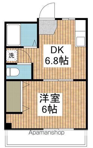 マンションリーベ(1DK/3階)の間取り写真