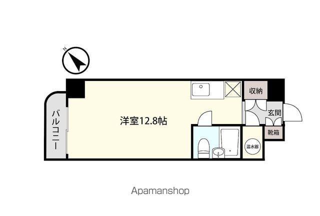 本町通桜苑ビル(ワンルーム/3階)の間取り写真