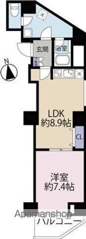 LILYFORT板橋大山(1LDK/3階)の間取り写真