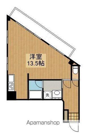 武蔵野ヒルズ(ワンルーム/4階)の間取り写真