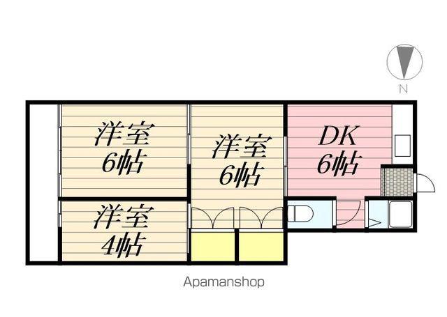 シティコーポ堤(2DK/1階)の間取り写真