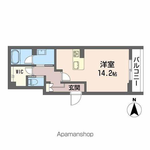 シャーメゾン萱町(ワンルーム/2階)の間取り写真