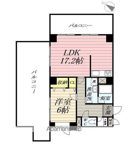 保土ヶ谷公園アーバンコンフォート 2階階 間取り