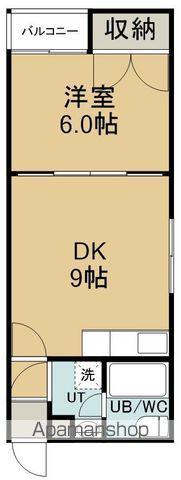 和工ビル(1DK/3階)の間取り写真