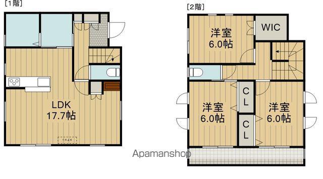 多摩モノレール 上北台駅 徒歩7分 2階建 築3年(3LDK)の間取り写真