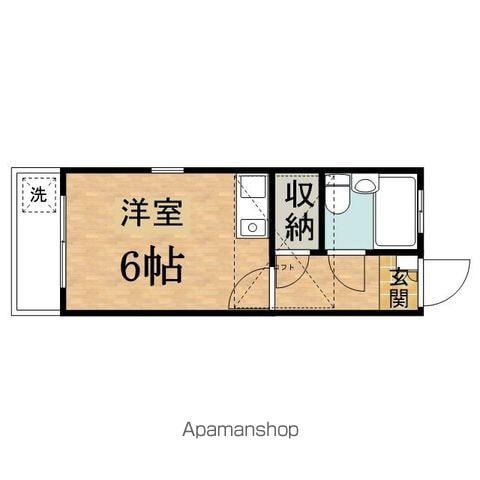 コーポアメニティ1(1K/2階)の間取り写真