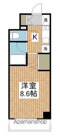 オセオ弁天(1K/5階)の間取り写真