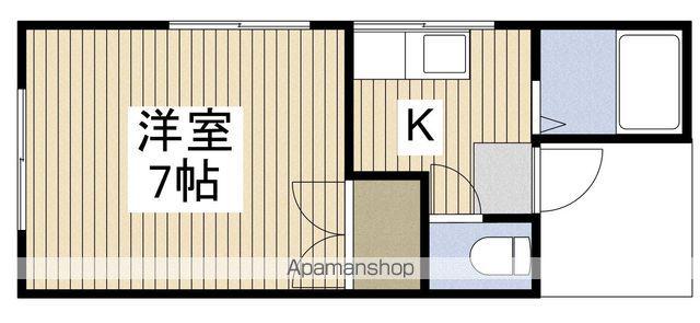 HOLY-WRIT(1K/2階)の間取り写真