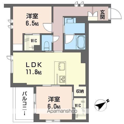 サン戸田公園(2LDK/3階)の間取り写真