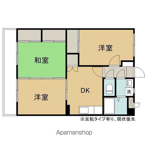 プレシャスK(3DK/4階)の間取り写真