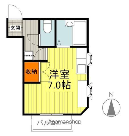 メイハウス・トミー(ワンルーム/2階)の間取り写真