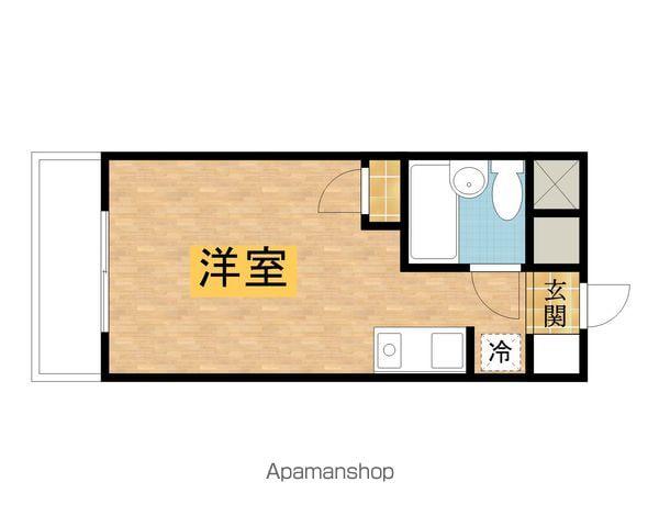 プロスパー八王子(ワンルーム/3階)の間取り写真