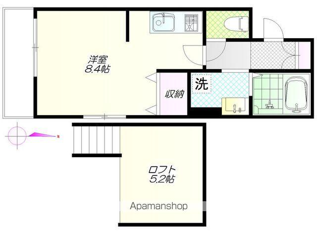 G-HOUSE(ワンルーム/3階)の間取り写真