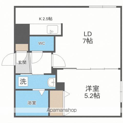 LA LUCE南郷(1LDK/4階)の間取り写真