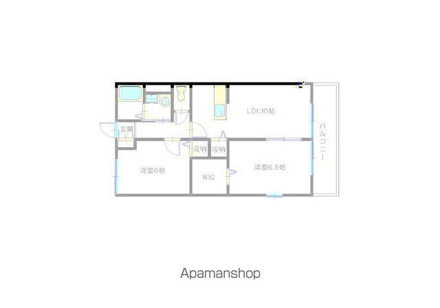 ローレルガーデン(2LDK/1階)の間取り写真