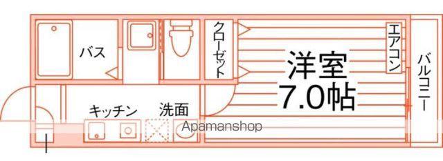 ST.LEONE津島東Ⅱイースト(1K/2階)の間取り写真