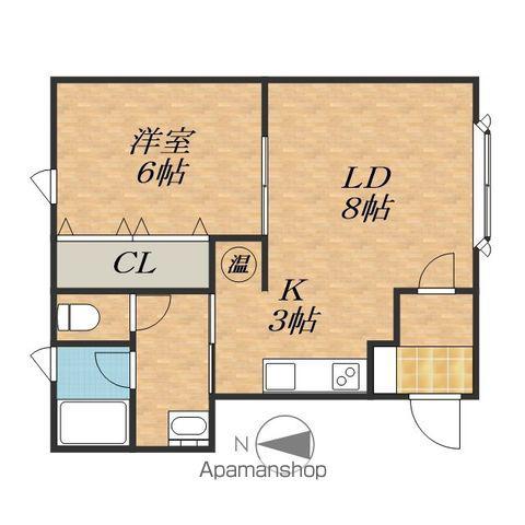 HOUSE MAEDA(1LDK/2階)の間取り写真