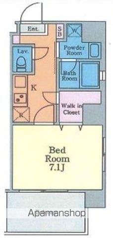 アークシティ柏(1K/7階)の間取り写真