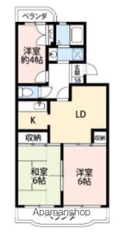 パールメゾン鏑木(3LDK/2階)の間取り写真
