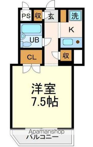 ベルハイム立川 4階階 間取り
