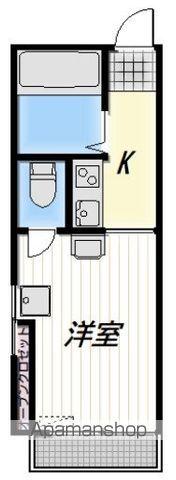 LEVITT(1K/1階)の間取り写真