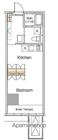 I LIVE FOREST(ワンルーム/10階)の間取り写真