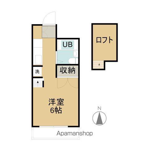 1001マンション(ワンルーム/5階)の間取り写真
