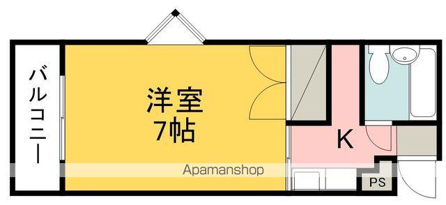 メゾンド井上(1K/1階)の間取り写真