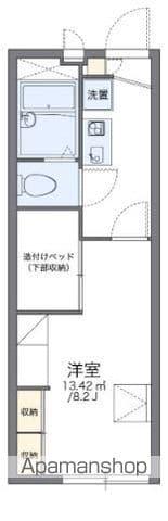 レオパレスクレイン(1K/2階)の間取り写真