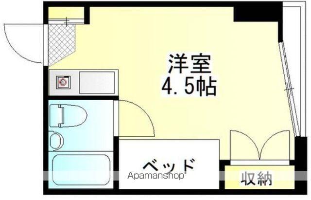 コーラルパレス(ワンルーム/2階)の間取り写真