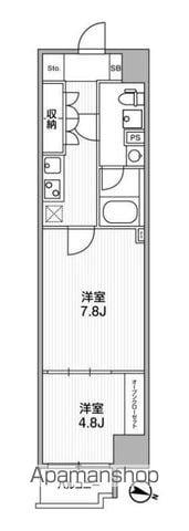 WEAVE BASE -ITABASHI HONCHO 板橋本町(2K/3階)の間取り写真