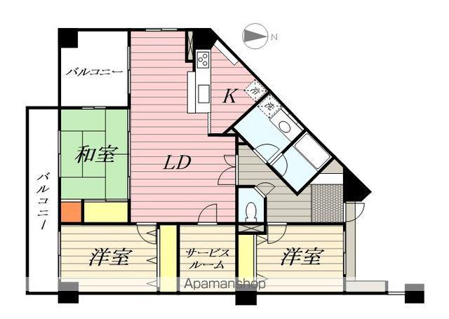 シティパル春日セントレ(3SLDK/5階)の間取り写真