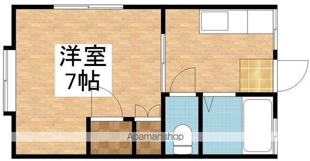 シティハウス(1K/1階)の間取り写真