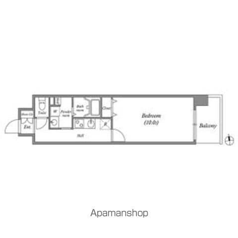 GRAMERCY SAKAE(1K/6階)の間取り写真