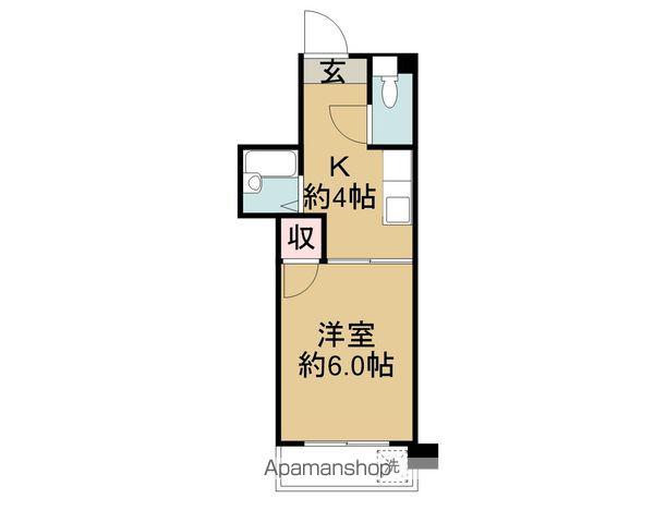 KBコート日吉(1K/2階)の間取り写真