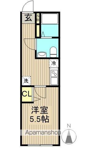 ベスト小岩(1K/3階)の間取り写真
