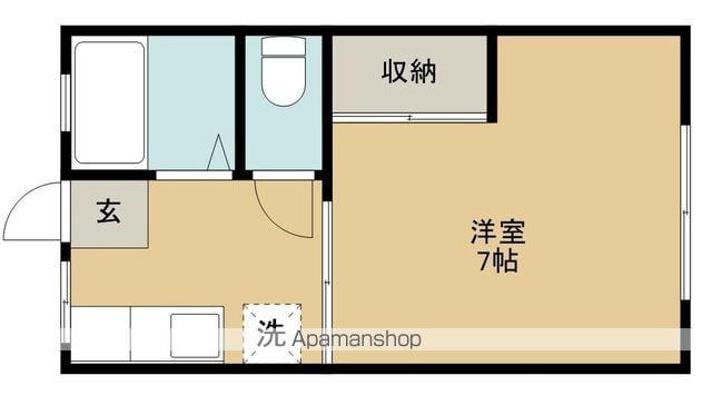 イン上杉(1K/1階)の間取り写真